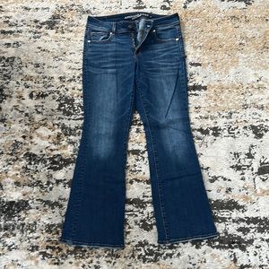 American Eagle Sz 10 Super Stretch Kick Boot Jeans